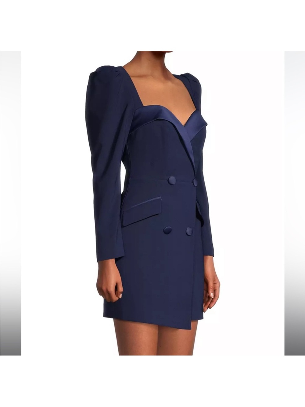 Lavish Alice Navy Structured Blazer Dress